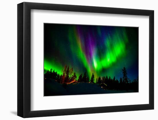 Northern Lights, Lapland, Sweden-null-Framed Photographic Print