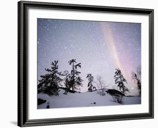 Northern Lights Northwest Territories, March 2008, Canada-Eric Baccega-Framed Photographic Print