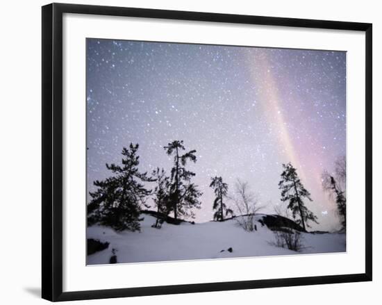 Northern Lights Northwest Territories, March 2008, Canada-Eric Baccega-Framed Photographic Print