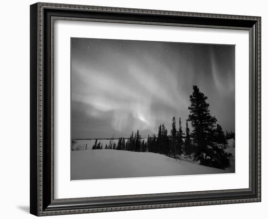 Northern Lights Northwest Territories, March 2008, Canada-Eric Baccega-Framed Photographic Print