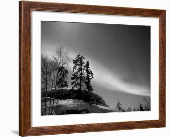 Northern Lights Northwest Territories, March 2008, Canada-Eric Baccega-Framed Photographic Print