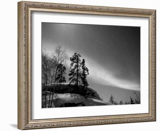 Northern Lights Northwest Territories, March 2008, Canada-Eric Baccega-Framed Photographic Print