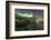 Northern Lights on the Icy Sea of Svensby, Lyngen Alps, Troms, Lapland, Norway, Scandinavia, Europe-Roberto Moiola-Framed Photographic Print