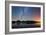 Northern Lights over Jackson Lake Pano-Darren White Photography-Framed Photographic Print