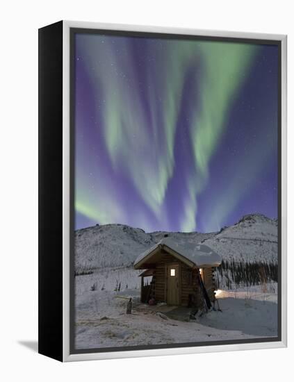 Northern Lights, White Mountain National Recreation Area, Alaska, USA-Hugh Rose-Framed Premier Image Canvas