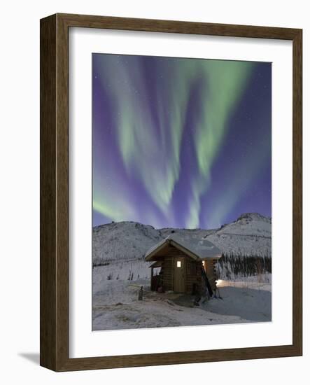 Northern Lights, White Mountain National Recreation Area, Alaska, USA-Hugh Rose-Framed Photographic Print