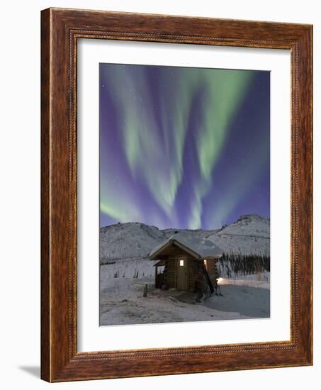 Northern Lights, White Mountain National Recreation Area, Alaska, USA-Hugh Rose-Framed Photographic Print