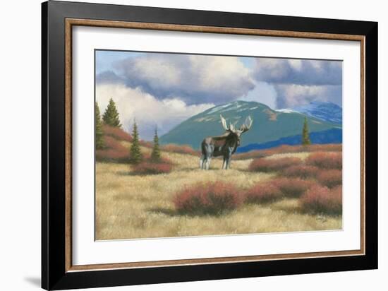 Northern Moose-Wellington Studio-Framed Art Print