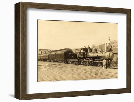 Northern Pacific Locomotive No. 99-Smith-Framed Photographic Print