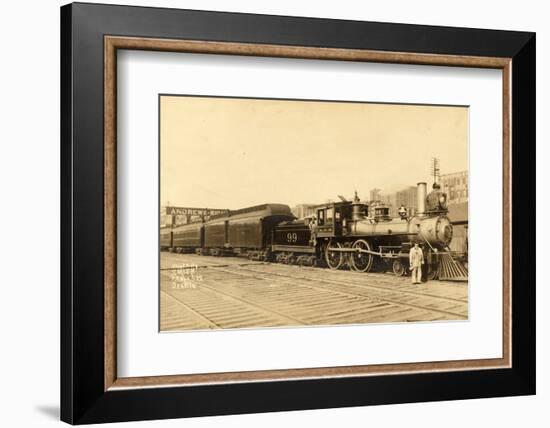 Northern Pacific Locomotive No. 99-Smith-Framed Photographic Print