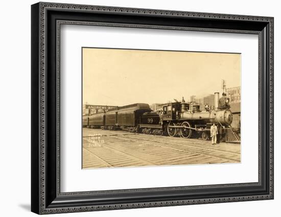 Northern Pacific Locomotive No. 99-Smith-Framed Photographic Print