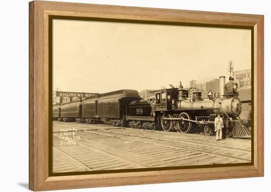 Northern Pacific Locomotive No. 99-Smith-Framed Premier Image Canvas