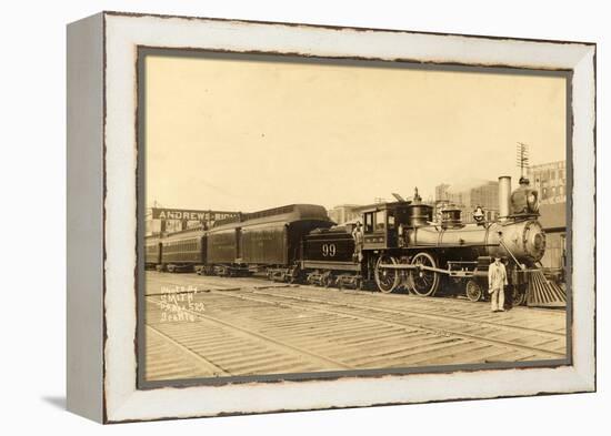 Northern Pacific Locomotive No. 99-Smith-Framed Premier Image Canvas