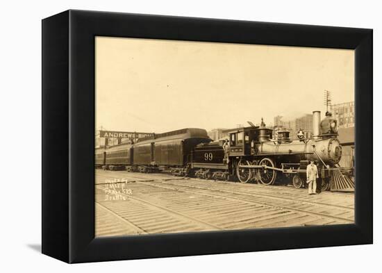 Northern Pacific Locomotive No. 99-Smith-Framed Premier Image Canvas