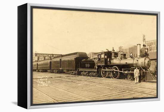 Northern Pacific Locomotive No. 99-Smith-Framed Premier Image Canvas