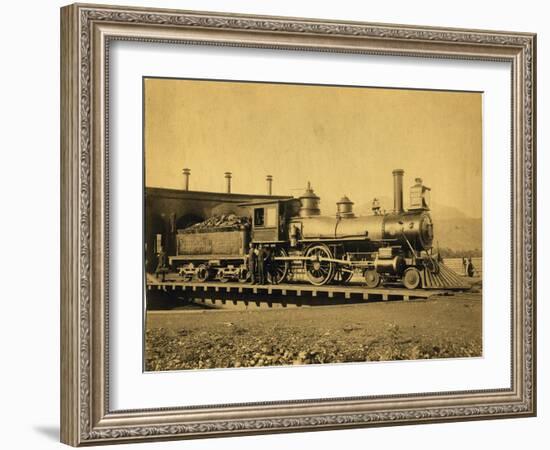 Northern Pacific Railroad Locomotive 162-null-Framed Photographic Print