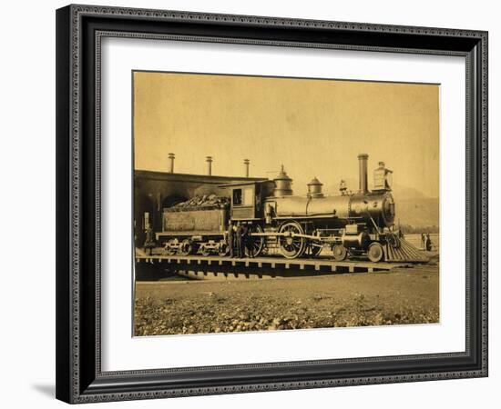 Northern Pacific Railroad Locomotive 162-null-Framed Photographic Print