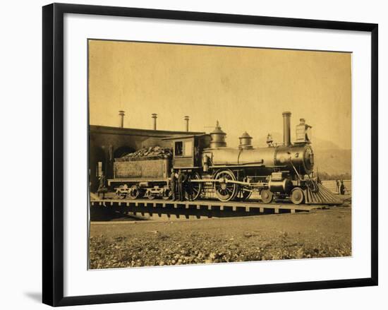 Northern Pacific Railroad Locomotive 162-null-Framed Photographic Print