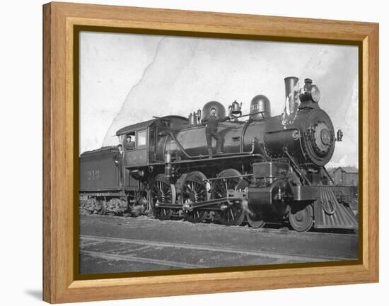 Northern Pacific Railway Locomotive No. 213, Ellensburg-Otto W. Pautzke-Framed Premier Image Canvas