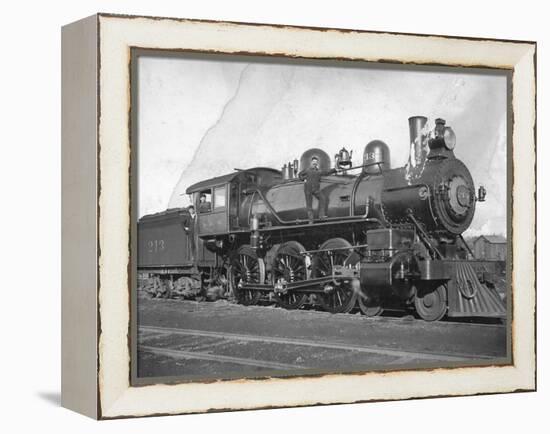 Northern Pacific Railway Locomotive No. 213, Ellensburg-Otto W. Pautzke-Framed Premier Image Canvas