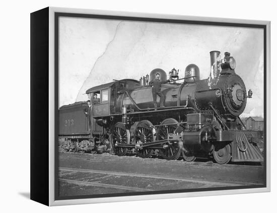 Northern Pacific Railway Locomotive No. 213, Ellensburg-Otto W. Pautzke-Framed Premier Image Canvas