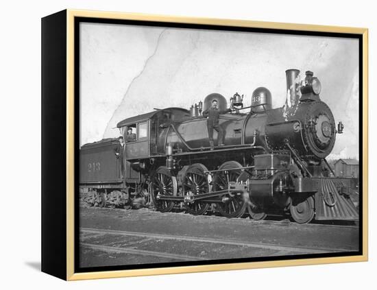 Northern Pacific Railway Locomotive No. 213, Ellensburg-Otto W. Pautzke-Framed Premier Image Canvas