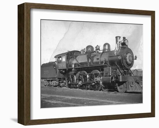 Northern Pacific Railway Locomotive No. 213, Ellensburg-Otto W. Pautzke-Framed Photographic Print