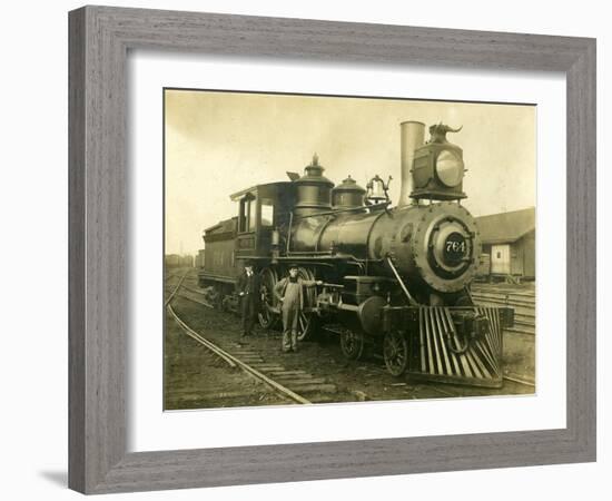 Northern Pacific Railway Locomotive No. 764-null-Framed Photographic Print