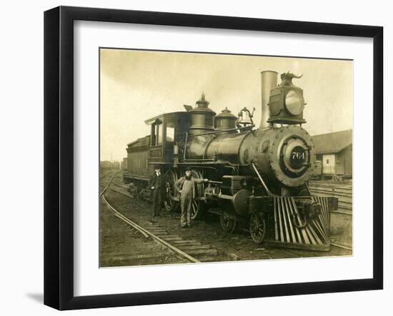 Northern Pacific Railway Locomotive No. 764-null-Framed Photographic Print