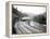 Northern Pacific Train in Yakima Canyon, 1915-Asahel Curtis-Framed Premier Image Canvas