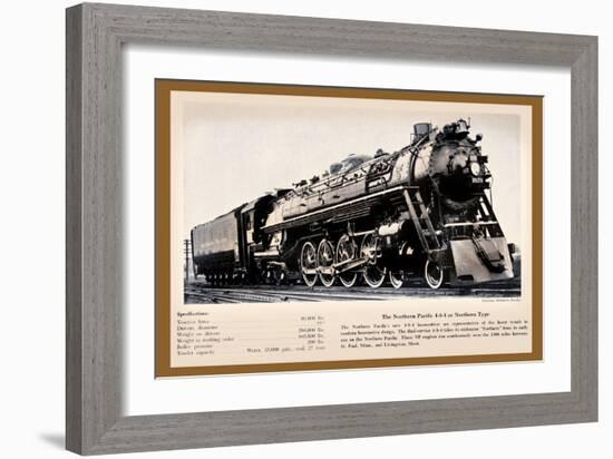 Northern Pacific-null-Framed Art Print