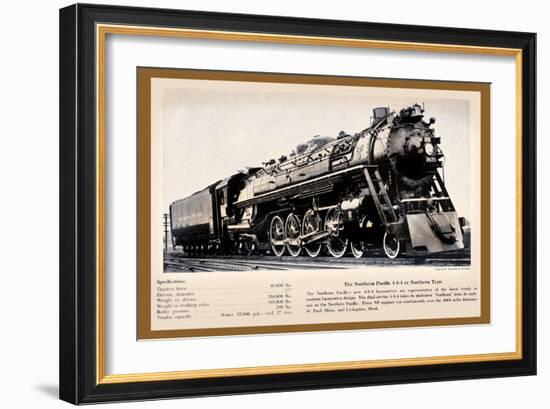 Northern Pacific-null-Framed Art Print