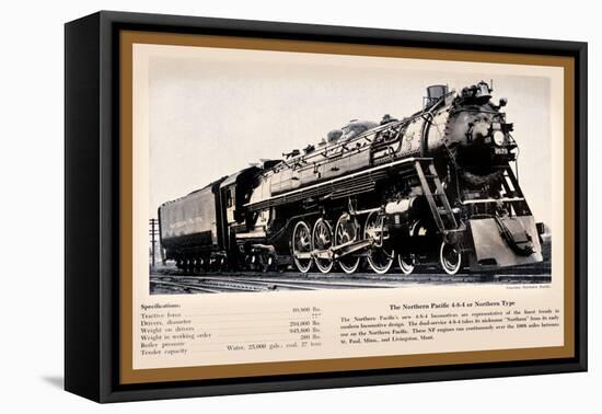 Northern Pacific-null-Framed Stretched Canvas