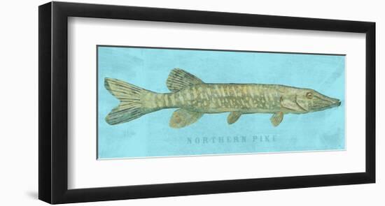 Northern Pike-John Golden-Framed Art Print