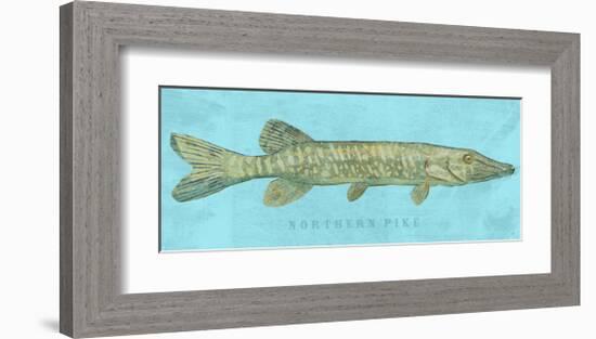 Northern Pike-John Golden-Framed Art Print