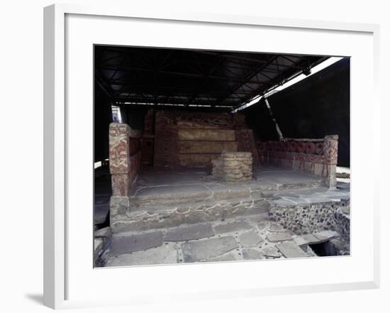 Northern Red Shrine, Templo Mayor, Mexico City, Mexico, Aztec Civilization, Ca 1500-null-Framed Giclee Print