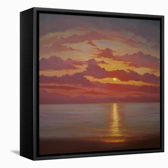 Northern Sea, 2005 Sunset Seascape-Lee Campbell-Framed Premier Image Canvas
