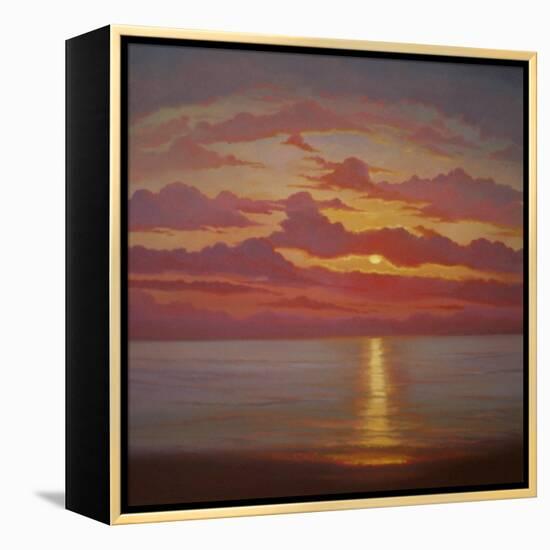 Northern Sea, 2005 Sunset Seascape-Lee Campbell-Framed Premier Image Canvas