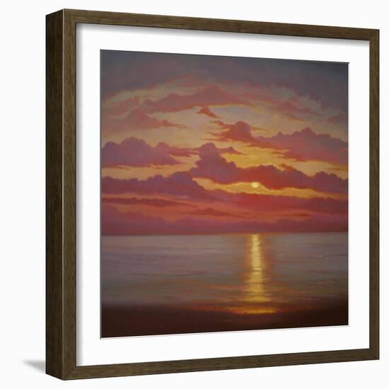 Northern Sea, 2005 Sunset Seascape-Lee Campbell-Framed Giclee Print