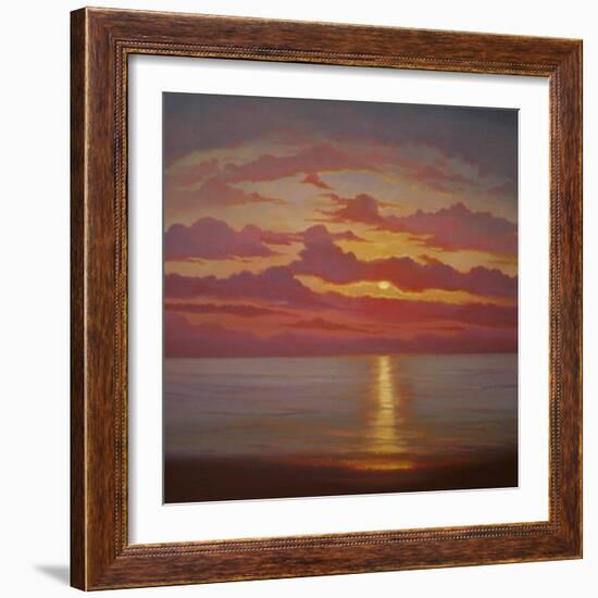 Northern Sea, 2005 Sunset Seascape-Lee Campbell-Framed Giclee Print