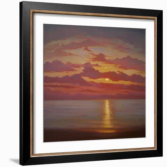 Northern Sea, 2005 Sunset Seascape-Lee Campbell-Framed Giclee Print