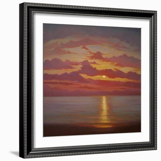 Northern Sea, 2005 Sunset Seascape-Lee Campbell-Framed Giclee Print