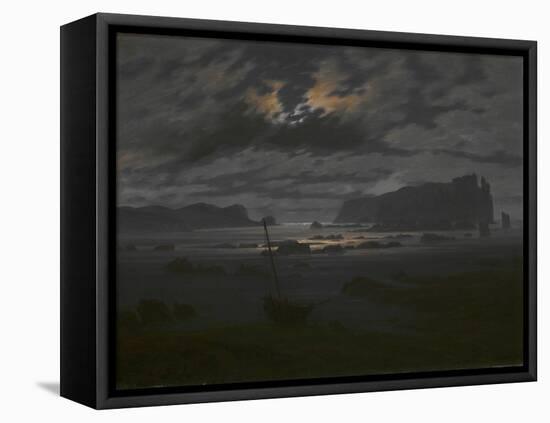 Northern Sea in the Moonlight, C. 1823-Caspar David Friedrich-Framed Premier Image Canvas
