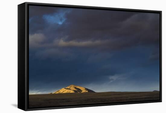 Northern Tip Of The Great Salt Lake-Lindsay Daniels-Framed Stretched Canvas