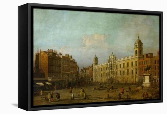 Northumberland House on Trafalgar Sqare, London. (1746).-Canaletto-Framed Premier Image Canvas