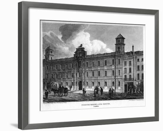 Northumberland House, Westminster, London, 1815-J Shury-Framed Giclee Print