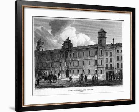 Northumberland House, Westminster, London, 1815-J Shury-Framed Giclee Print