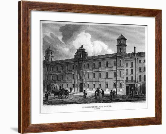 Northumberland House, Westminster, London, 1815-J Shury-Framed Giclee Print