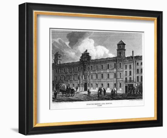 Northumberland House, Westminster, London, 1815-J Shury-Framed Giclee Print