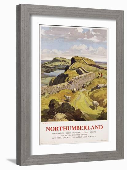 Northumberland Poster-Leonard Russell Squirrell-Framed Giclee Print